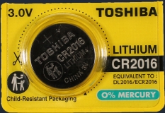 Батарейка Toshiba CR2016
